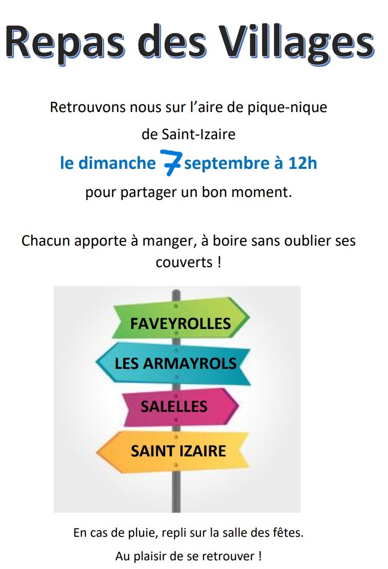 Lire la suite à propos de l’article « REPAS DES VILLAGES »