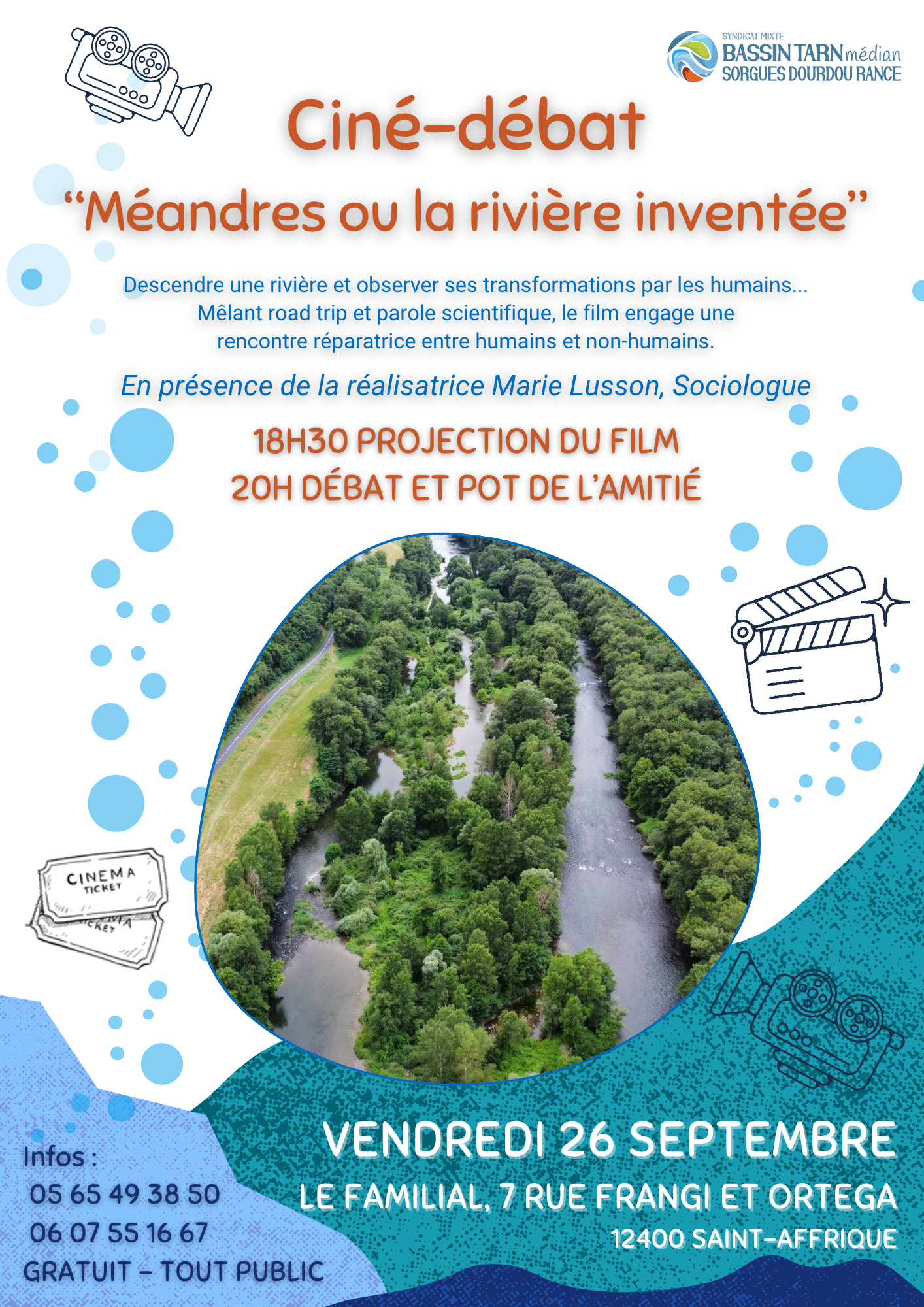 Lire la suite à propos de l’article CINE-DEBAT  « MÉANDRES OU LA RIVIÈRE INVENTÉE »